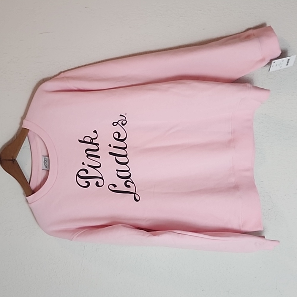 NWT Grease Pink Ladies crew neck sweatshirt, cotton blend, sz XXL,  2X